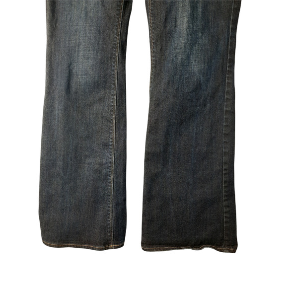American Eagle Artist Stretch Dark Blue Jeans - Picture 6 of 9